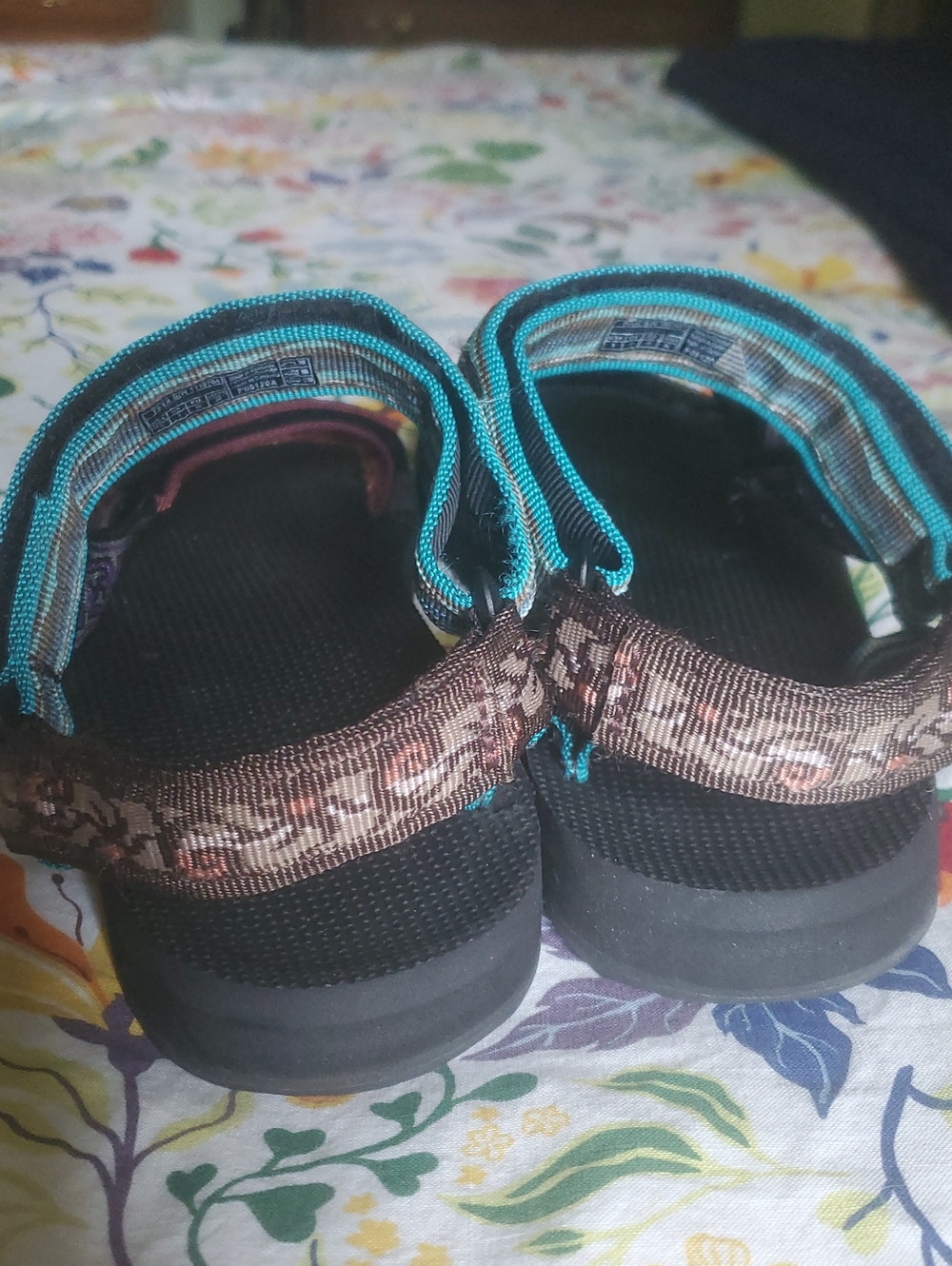 Teva Universal Boho Hippie Women's Adjustable Colorful Sandals Size 9 - Picture 3 of 5